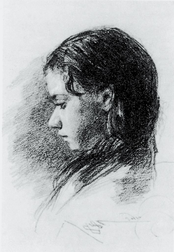  瓦伦丁·亚历山德罗维奇·谢洛夫 Valentin Alexandrovich Serov —— 低头的女孩